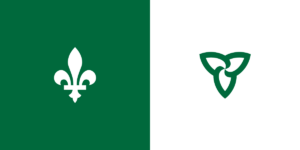 Drapeau Franco-Ontarien Franco-Ontarian Flag